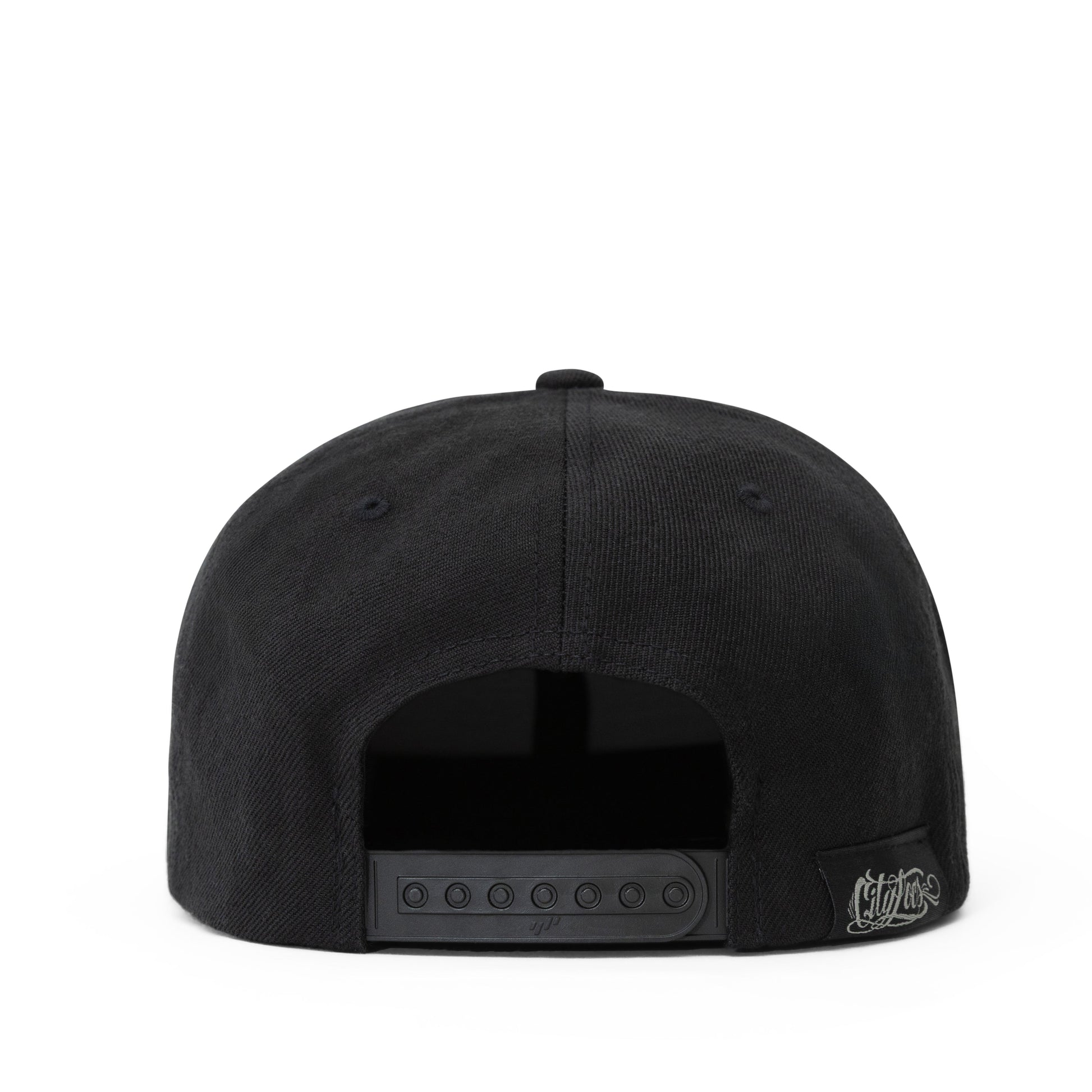 HOUSE OF DC Black Snap Back Cap - back